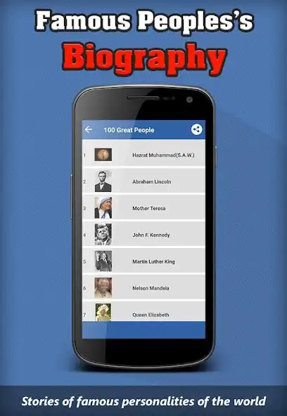 Play 100 Great People Biography as an online game 100 Great People Biography with UptoPlay