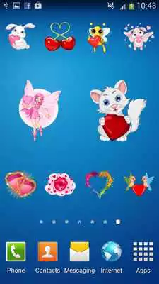 Play 100 Heart Stickers