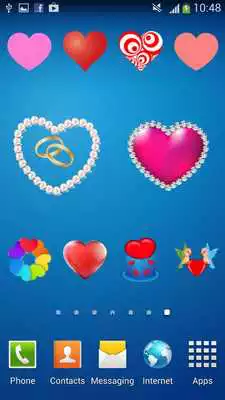 Play 100 Heart Stickers