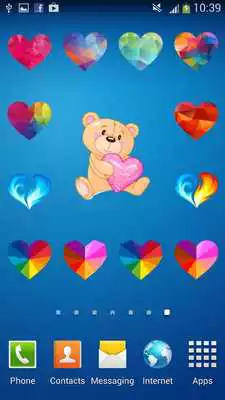 Play 100 Heart Stickers