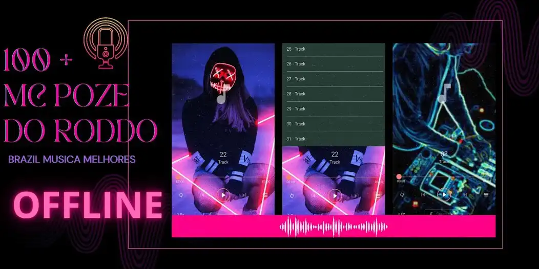 Play 100 + Mc Poze Do Rodo Música  and enjoy 100 + Mc Poze Do Rodo Música with UptoPlay