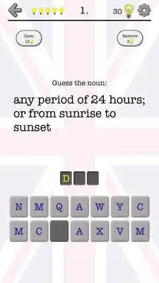 Play 100 Most Common English Nouns - Definition Quiz Play 100 Most Common English Nouns - Definition Quiz