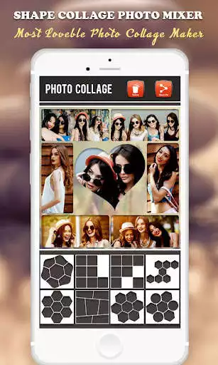 Play 100+ Photo Shape Collage Mixer  and enjoy 100+ Photo Shape Collage Mixer with UptoPlay