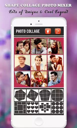 Play 100+ Photo Shape Collage Mixer as an online game 100+ Photo Shape Collage Mixer with UptoPlay