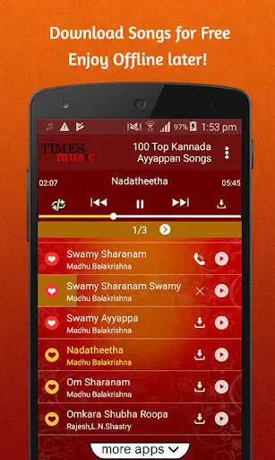Play 100 Top Kannada Ayyappan Songs as an online game 100 Top Kannada Ayyappan Songs with UptoPlay