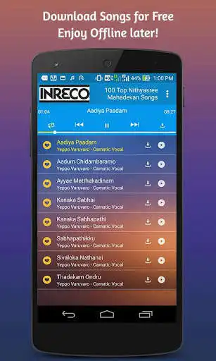 Play 100 Top Nithyasree Mahadevan Songs as an online game 100 Top Nithyasree Mahadevan Songs with UptoPlay