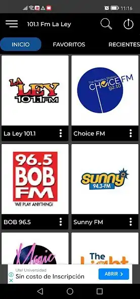 Play 101.1 Fm La Ley Radio La Ley  and enjoy 101.1 Fm La Ley Radio La Ley with UptoPlay