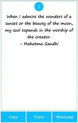 Play 101 Great Saying By MGandhi