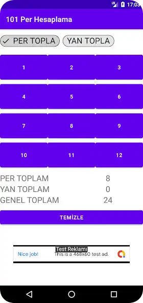 Play 101 PER HESAPLAMA TOPLAMA as an online game 101 PER HESAPLAMA TOPLAMA with UptoPlay