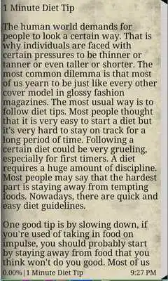 Play 101 Tips Diet