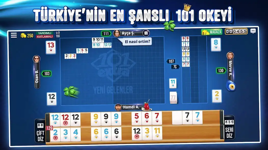 Play 101 Yüzbir Okey Extra - Online  and enjoy 101 Yüzbir Okey Extra - Online with UptoPlay