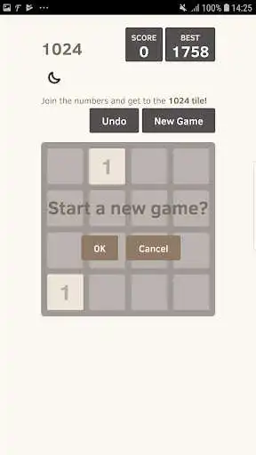 Play 1024 as an online game 1024 with UptoPlay