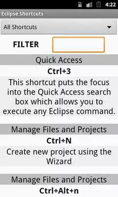 Play 102 Eclipse Shortcut Reference Play 102 Eclipse Shortcut Reference