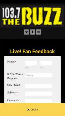Play 103.7 The Buzz Live