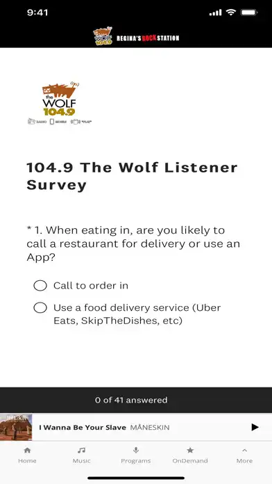 Play 104.9 The Wolf Regina as an online game 104.9 The Wolf Regina with UptoPlay