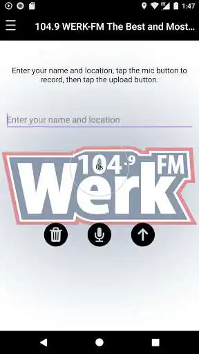 Play 104.9 WERK-FM as an online game 104.9 WERK-FM with UptoPlay