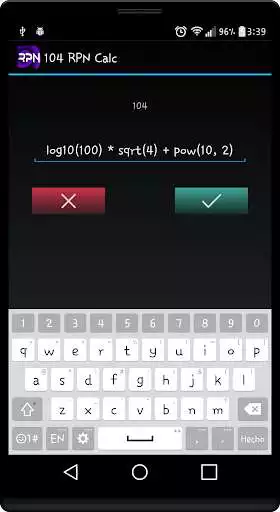 Play 104 RPN Calc as an online game 104 RPN Calc with UptoPlay