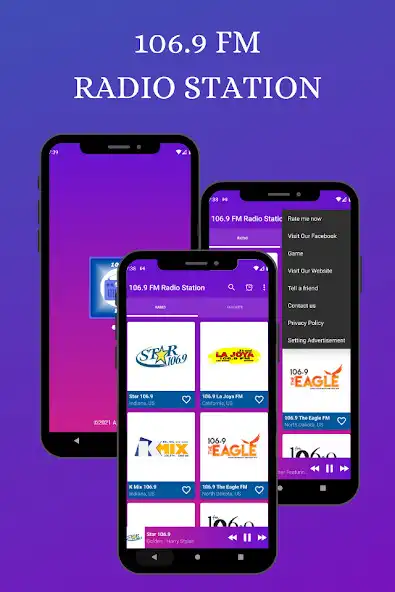 Play 106.9 FM Radio Station Online  and enjoy 106.9 FM Radio Station Online with UptoPlay