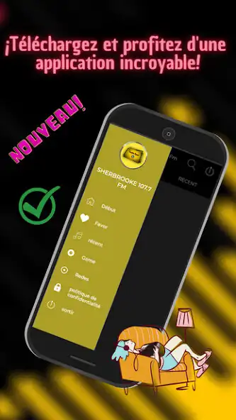 Play 107.7 Fm Sherbrooke Radio  and enjoy 107.7 Fm Sherbrooke Radio with UptoPlay