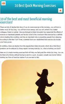 Play 10 best morning exercises