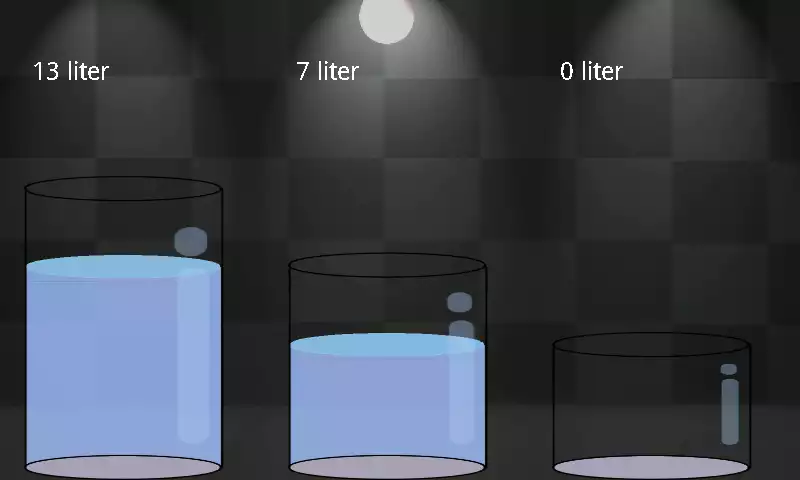Play 10 liters of water.