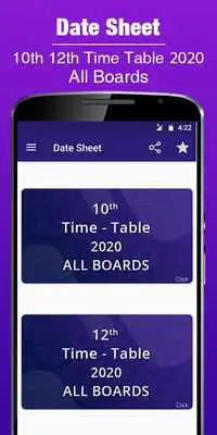Play 10th 12th Time Table 2020 All Boards, Date Sheet