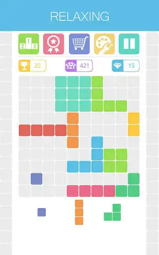 Play 10x10 : fill the grid ! as an online game 10x10 : fill the grid ! with UptoPlay
