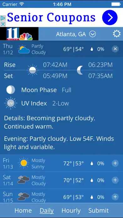 Play 11Alive WX as an online game 11Alive WX with UptoPlay