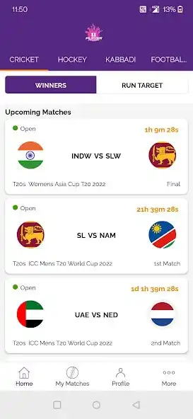 Play 11Player : Fantasy Cricket App as an online game 11Player : Fantasy Cricket App with UptoPlay