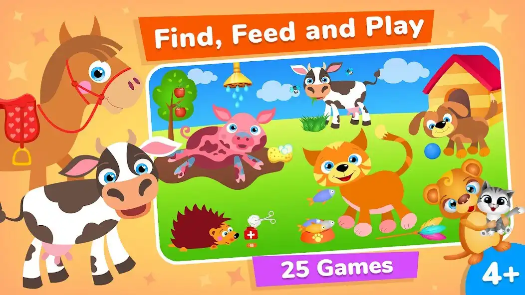 Play 123 Kids Fun Animals Games  and enjoy 123 Kids Fun Animals Games with UptoPlay