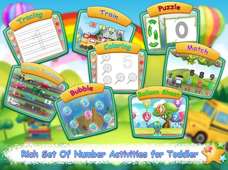 Play 123 Numbers Counting And Tracing Game for Kids as an online game 123 Numbers Counting And Tracing Game for Kids with UptoPlay