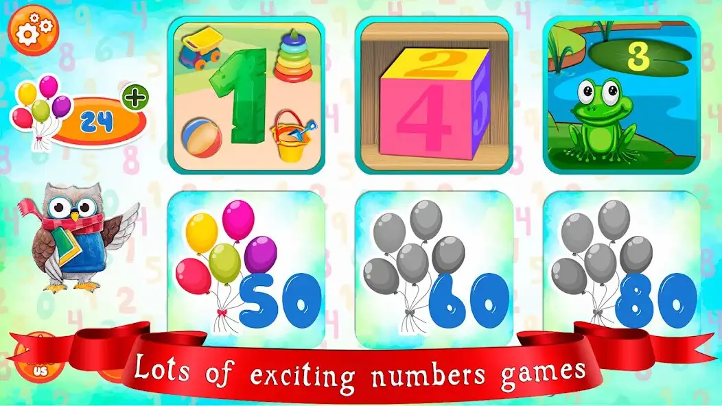 123 Numbers Games For Kids online game with UptoPlay