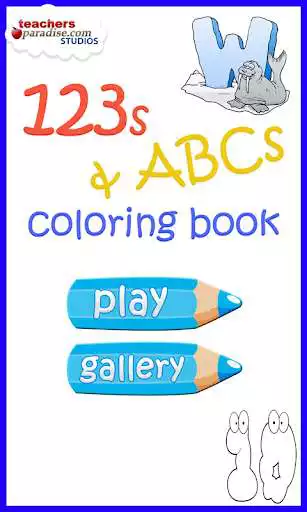 Play 123s ABCs Kids Coloring Book  and enjoy 123s ABCs Kids Coloring Book with UptoPlay