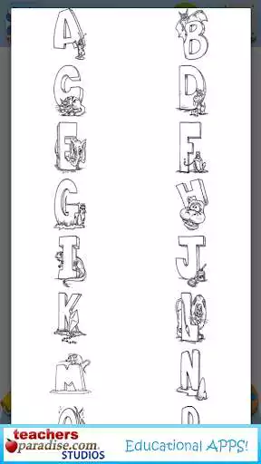 Play 123s ABCs Kids Coloring Book as an online game 123s ABCs Kids Coloring Book with UptoPlay