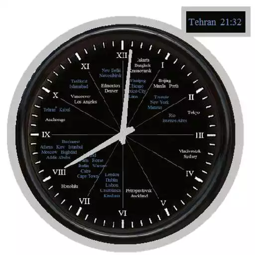 Play 12-hour world clock APK Play 12-hour world clock APK