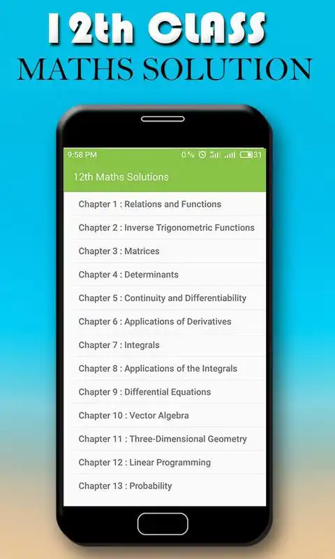Play 12TH MATHS NEW SOLUTIONS 2017