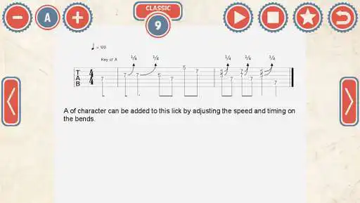 Play 144 Blues Guitar Licks: Pro as an online game 144 Blues Guitar Licks: Pro with UptoPlay