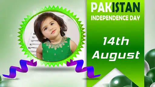 Play 14 August  - Pakistan Independence Day Photo Frame as an online game 14 August  - Pakistan Independence Day Photo Frame with UptoPlay