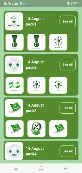 Play 14 August Stickers as an online game 14 August Stickers with UptoPlay