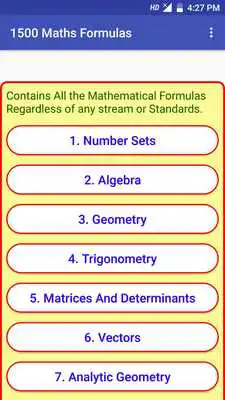 Play 1500 Mathematics Formula For all Exams