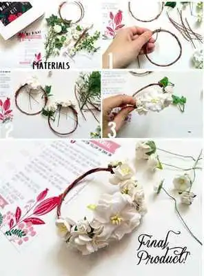 Play 150+ DIY Easy Flower Crown Ideas