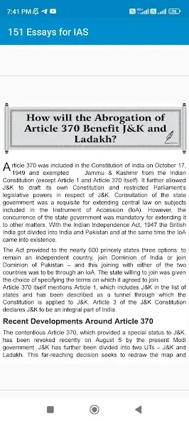 Play 151 ESSAYS FOR IAS as an online game 151 ESSAYS FOR IAS with UptoPlay