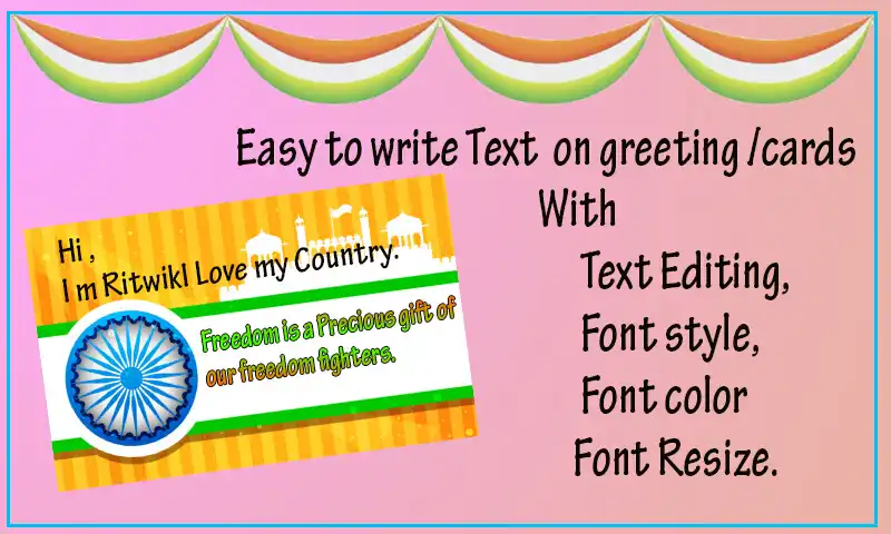 Play 15 August Greetings  and enjoy 15 August Greetings with UptoPlay