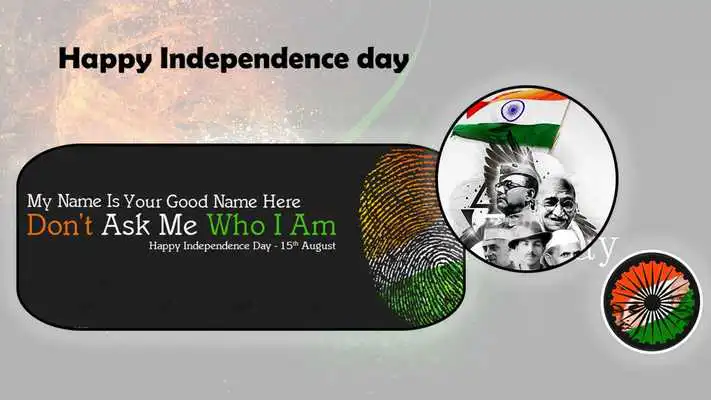 Play 15  August Independence day Dp Maker Frame Editor