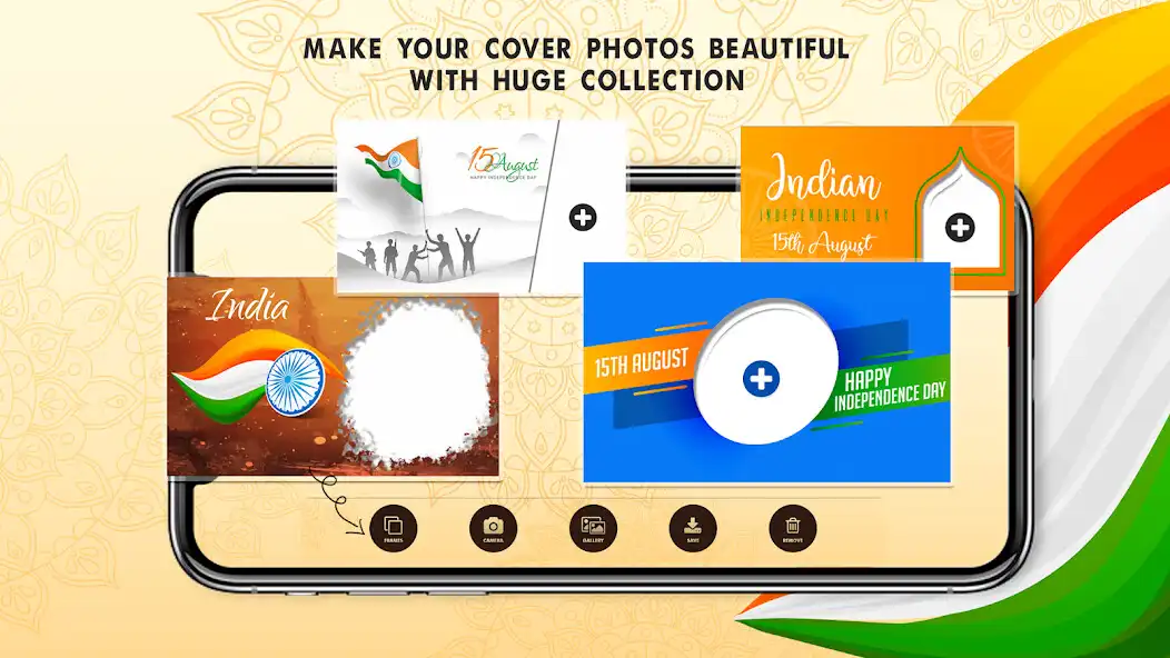 Play 15 August Independence Frames as an online game 15 August Independence Frames with UptoPlay