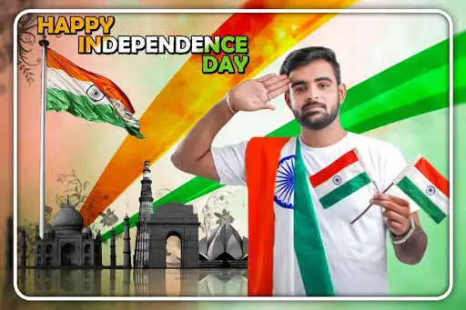 Play 15 August Photo Editor : Independence Day Frame  and enjoy 15 August Photo Editor : Independence Day Frame with UptoPlay