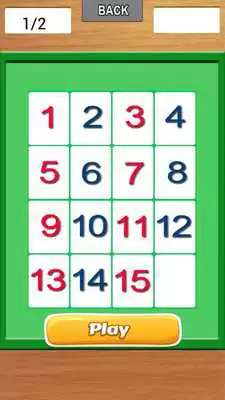 Play 15 puzzle slide puzzle number