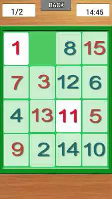 Play 15 puzzle slide puzzle number