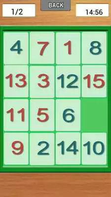 Play 15 puzzle slide puzzle number