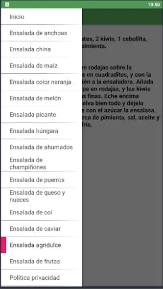 Play 15 recetas de ensalada gratis  and enjoy 15 recetas de ensalada gratis with UptoPlay